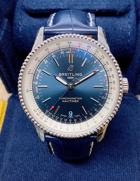 breitling montbrillant blue|breitling montbrillant automatic.